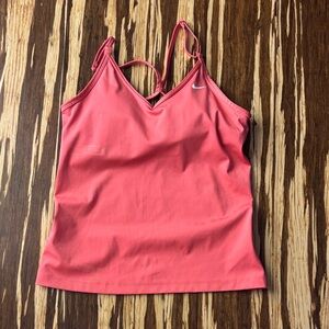 Nike Women's Pink racer back Top